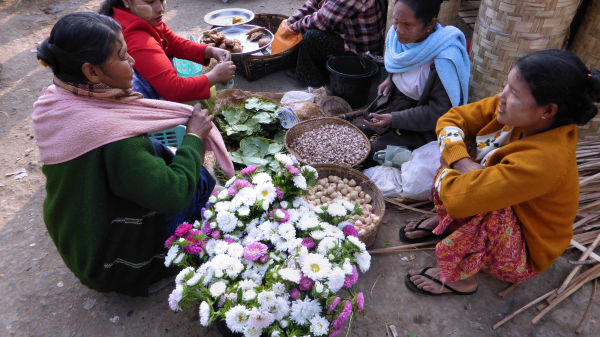 Marchande de fleurs