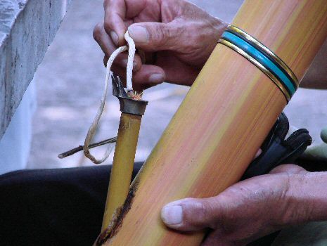 Allumage d'une Pipe à Eau