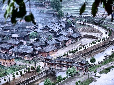 Pont de la pluie et du vent  Xijiang