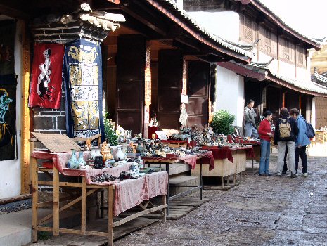 Etalages en attente de chalands