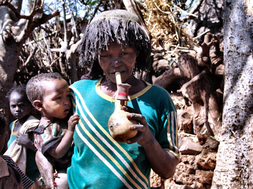 Transport du coton vers Konso