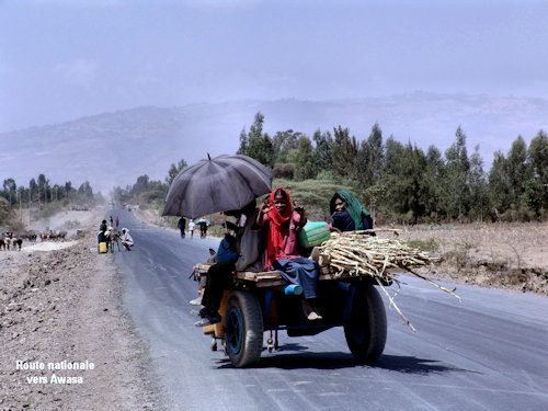 Cariole sur la grande route