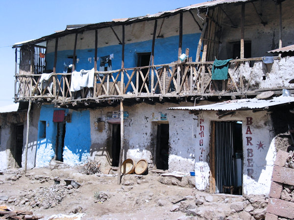 Lalibela, habitation