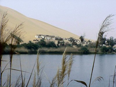 Dune et lac d'Awbari