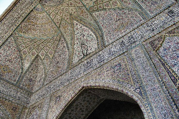 Voute de l'Iwan, mosque du Rgent