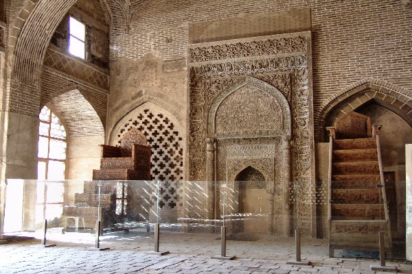 le Mirhab sculpt de la mosque du Vendredi