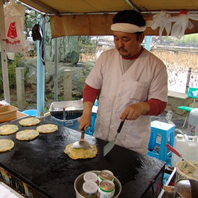 Omelettes dans le parc d' Ueno