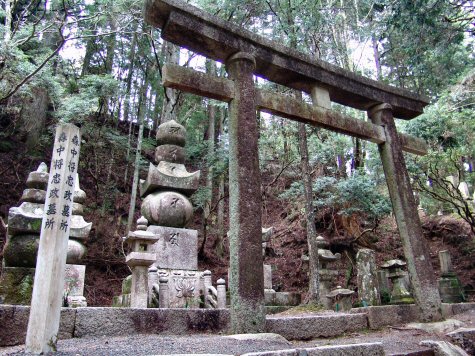 Torii  la ncropole Okuno-in