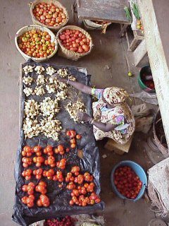 Vendeuse de lgumes au march de Mopti