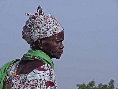 Femme au marché