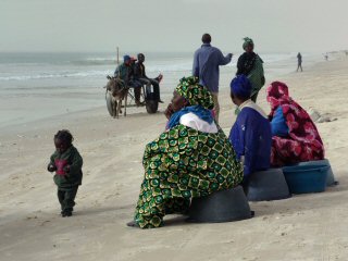 Attente du retour de pêche