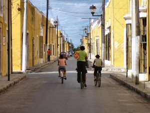 Vélos à Izamal