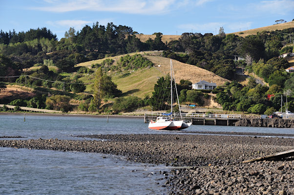 Akaroa: bateau chou