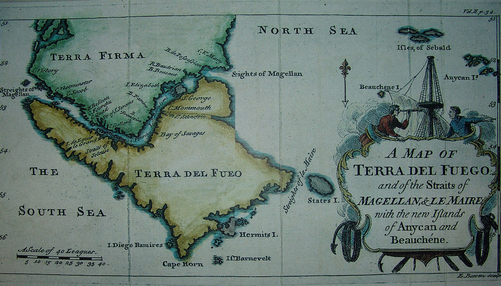 Carte de la Terre de Feu