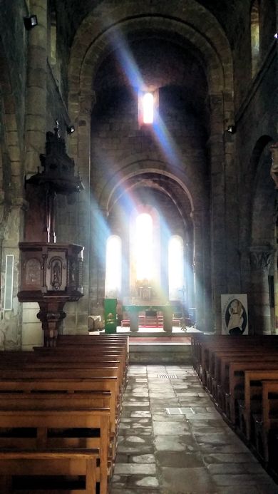 Intérieur de l'eglise de Langogne