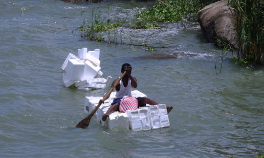 Polyester boat