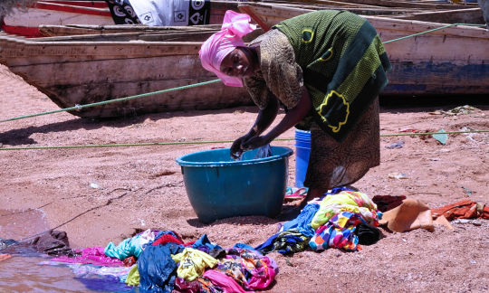 Femme à la lessive