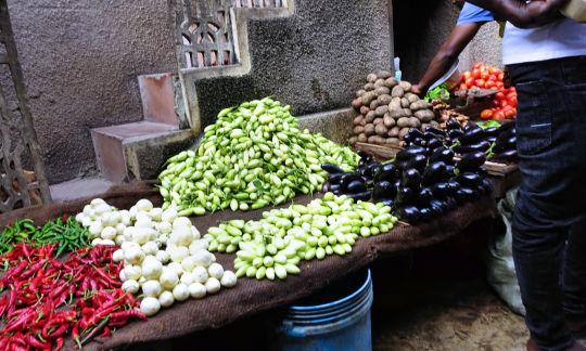 Etal de legumes