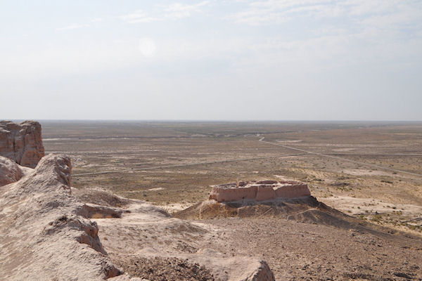 Vue depuis la citadelle d'Ayaz Kala