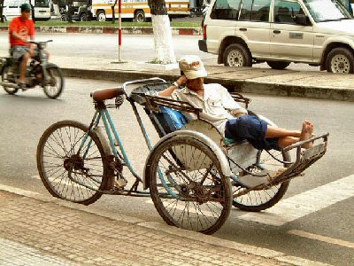 Cyclo au repos