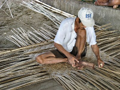 Tressage de barque ronde