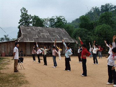 Gymnastique  l'cole des grands