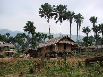 Maison du village o nous allons dormir