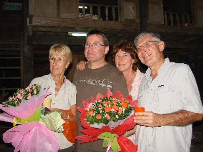 Jour des anniversaires : Gaby, Alain, Martine et Claude