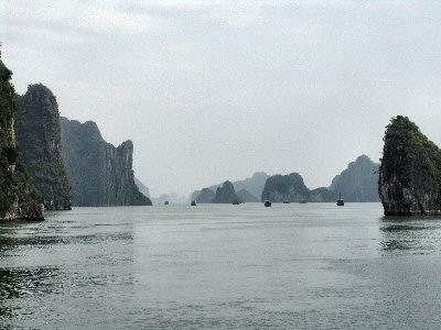 Paysage de la baie d'Halong